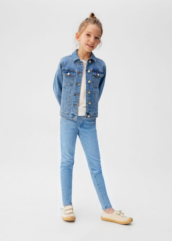 Kids Classic Light Wash Denim Set